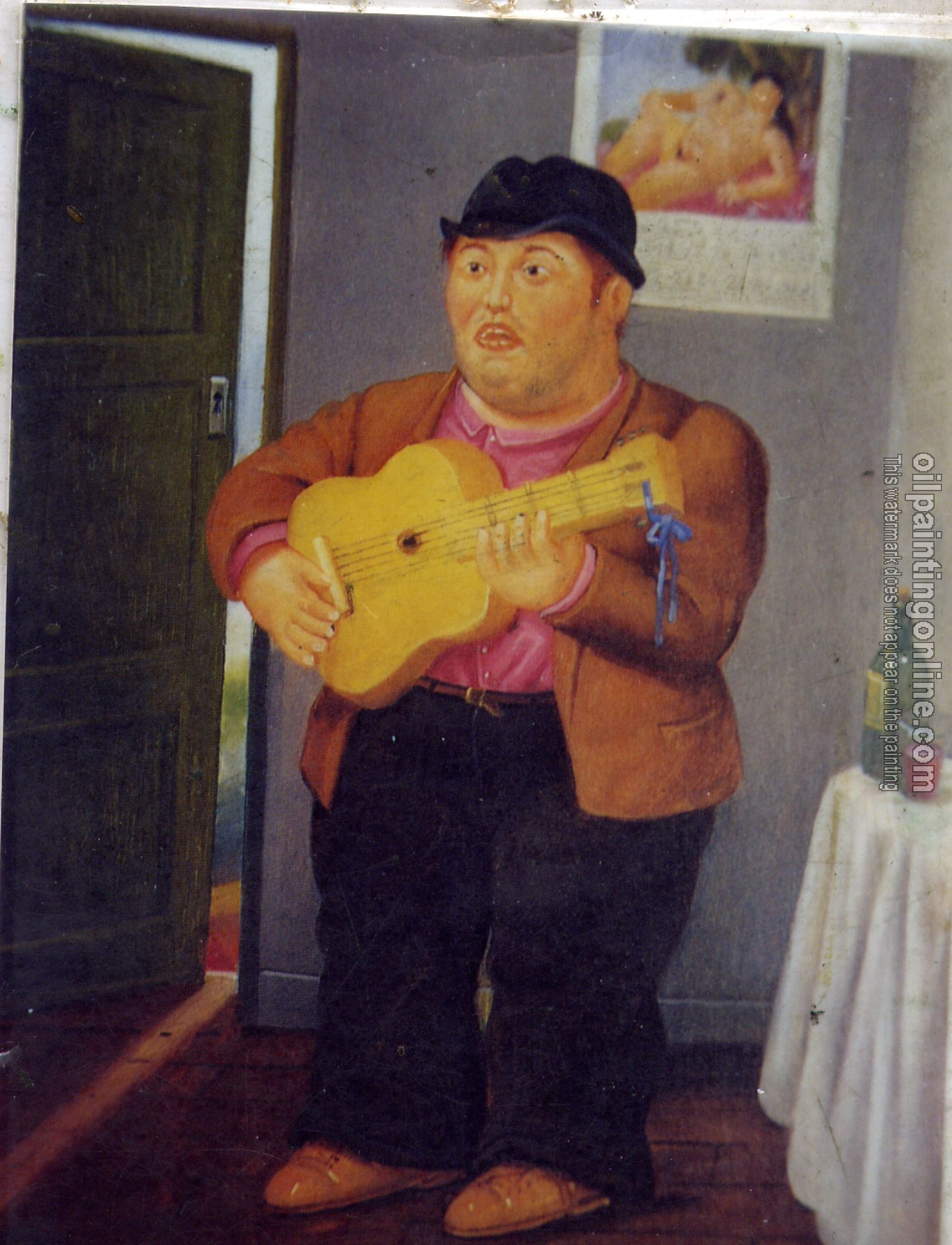 Botero, Fernando - Abstract oil painting.